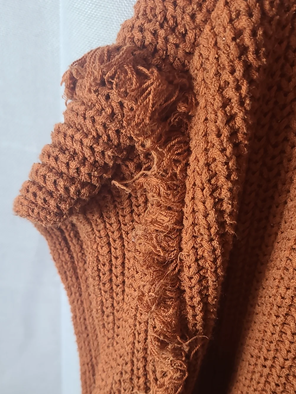 Free People Sleeveless Sweater Fringe Oversized Small.